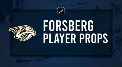 Filip Forsberg Player Prop Bets for the Predators vs. Lightning Game - October 28