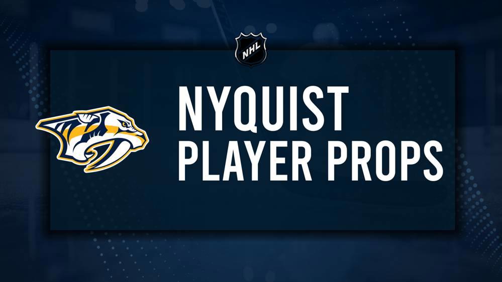 Gustav Nyquist Player Prop Bets for the Predators vs. Oilers Game - October 31