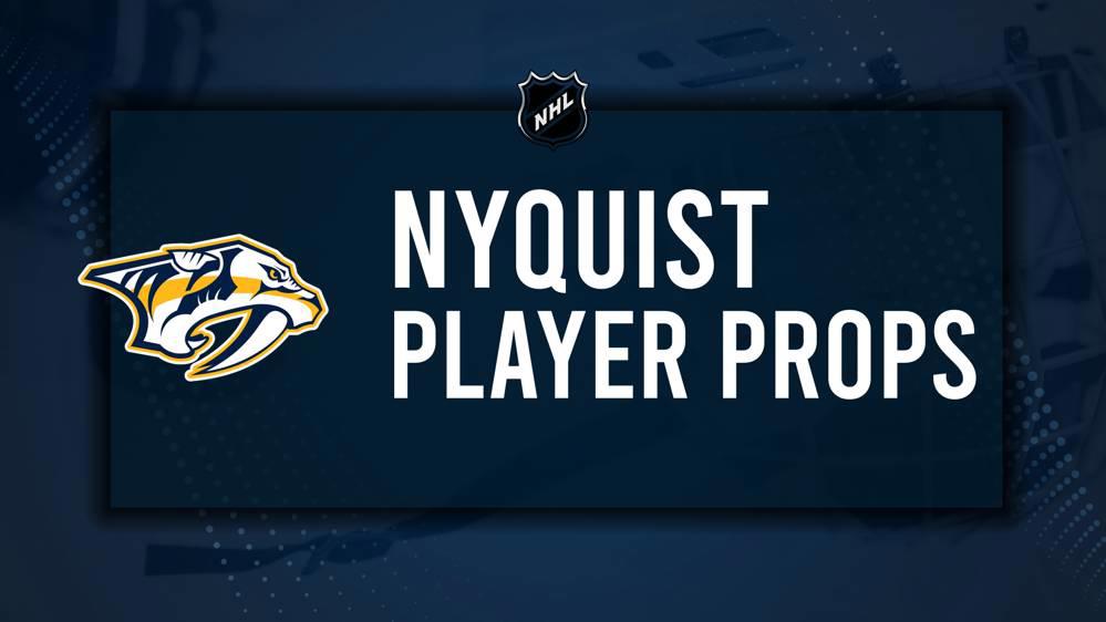 Gustav Nyquist Player Prop Bets for the Predators vs. Red Wings Game - October 19