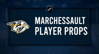 Jonathan Marchessault Player Prop Bets for the Predators vs. Bruins Game - October 22