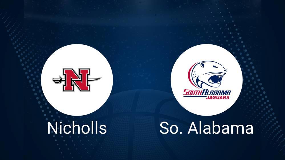 Nicholls State vs. South Alabama Basketball Tickets - Friday, November 8