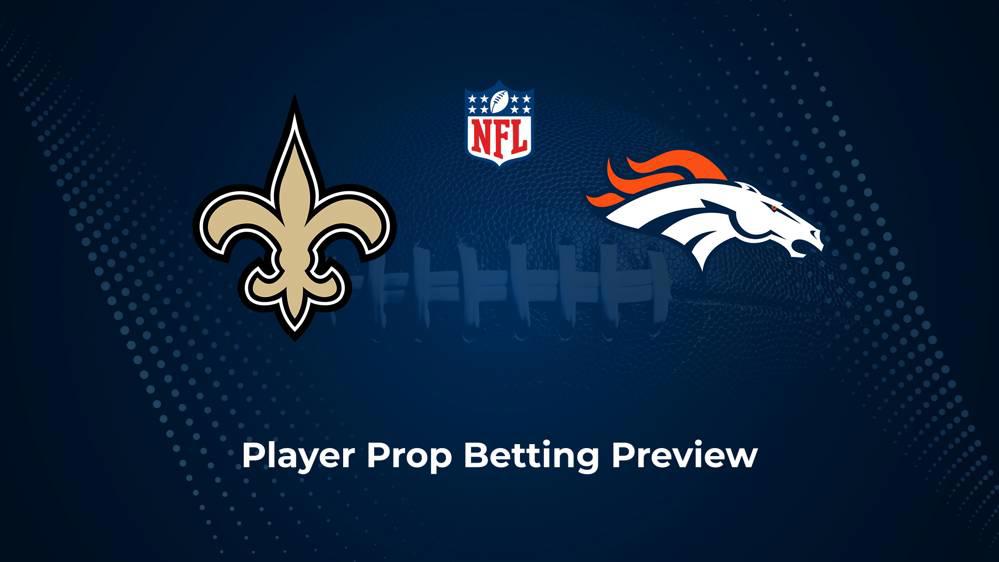 Saints vs. Broncos Player Props & Odds – Week 7