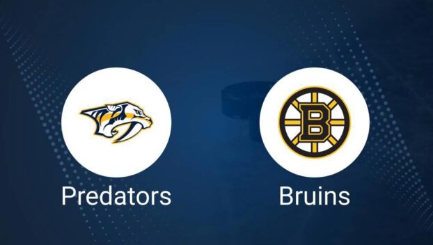 Where to Watch Nashville Predators vs. Boston Bruins on TV or Streaming Live - October 22