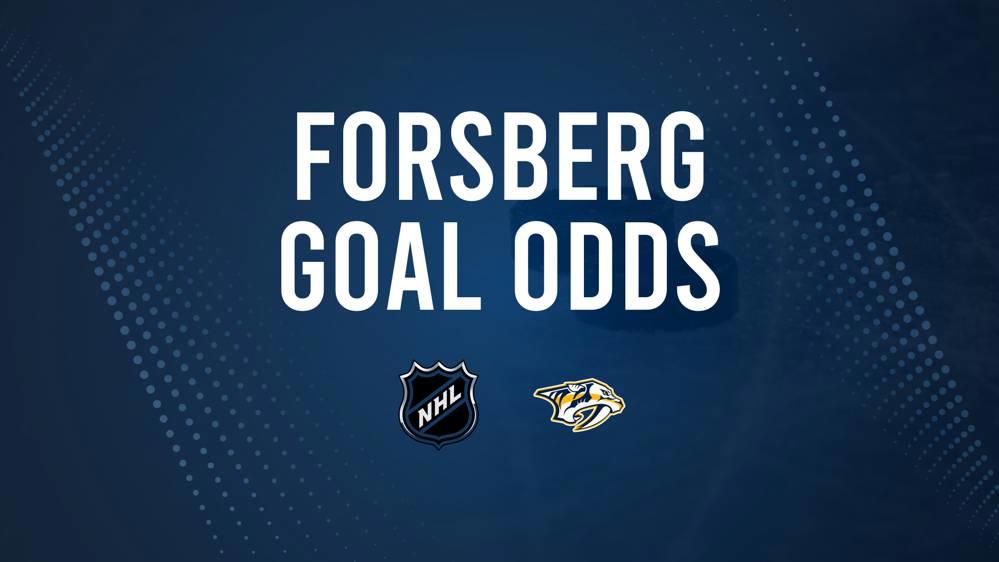 Will Filip Forsberg Score a Goal Against the Blackhawks on October 25?