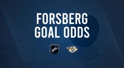 Will Filip Forsberg Score a Goal Against the Bruins on October 22?