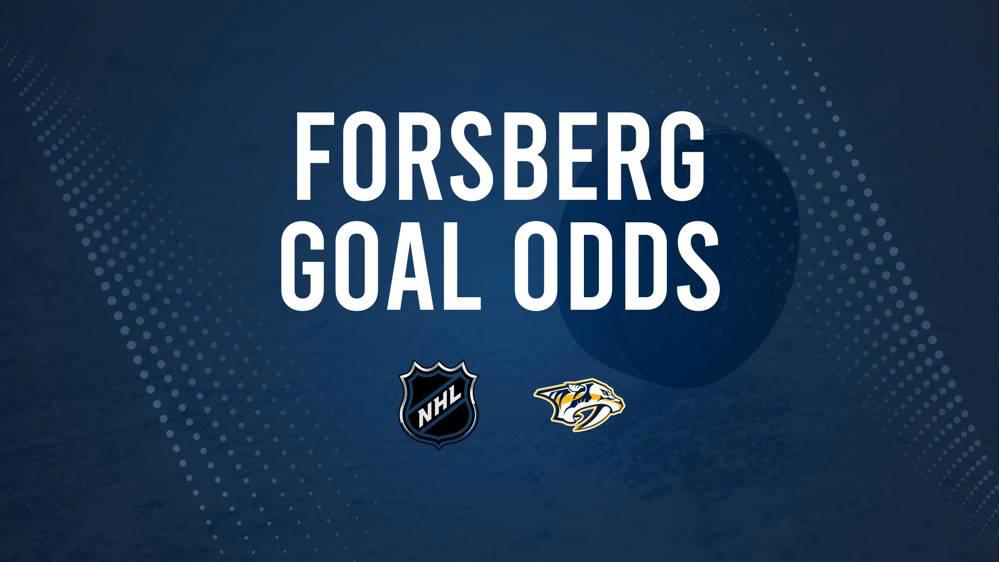 Will Filip Forsberg Score a Goal Against the Bruins on October 22?