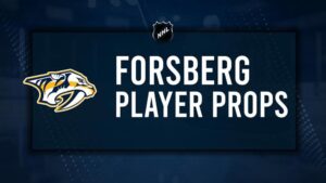 Filip Forsberg Player Prop Bets for the Predators vs. Canucks Game - November 17