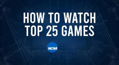 How to Watch Top 25 College Basketball Games - Friday, November 8