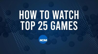 How to Watch Top 25 College Basketball Games - Thursday, November 7