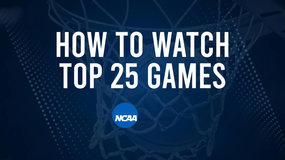 How to Watch Top 25 Women's College Basketball Games - Saturday, November 9