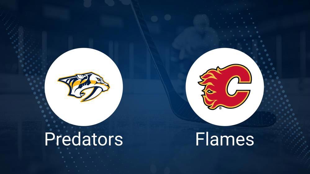 Predators vs. Flames Injury Report Today - November 15