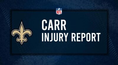 Will Derek Carr Play in Week 10? NFL Injury Status, News & Updates