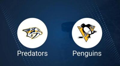 Where to Watch Nashville Predators vs. Pittsburgh Penguins on TV or Streaming Live - December 19