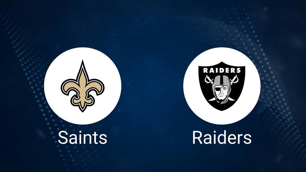 Where to Watch Saints vs. Raiders on TV or Streaming Live - Dec. 29