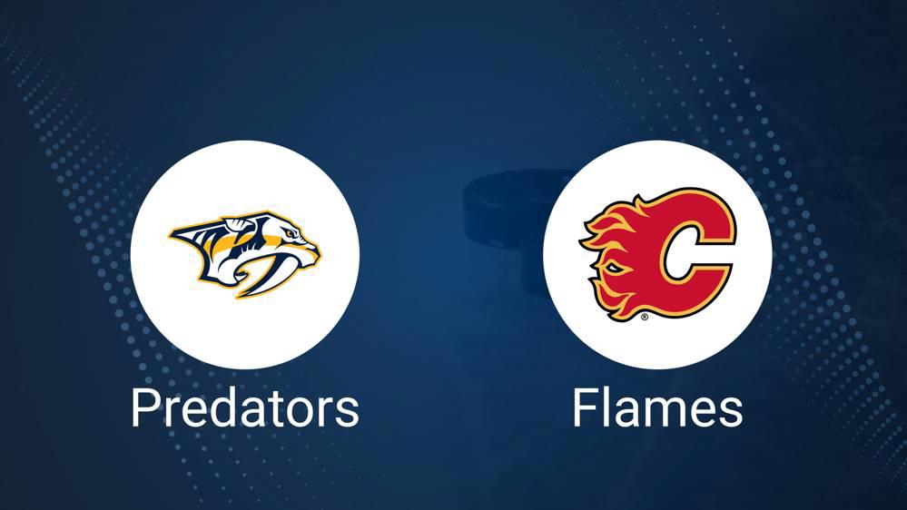 Where to Watch Nashville Predators vs. Calgary Flames on TV or Streaming Live - January 4