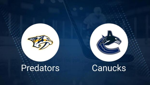 Where to Watch Nashville Predators vs. Vancouver Canucks on TV or Streaming Live - January 3