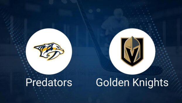 Where to Watch Nashville Predators vs. Vegas Golden Knights on TV or Streaming Live - January 14